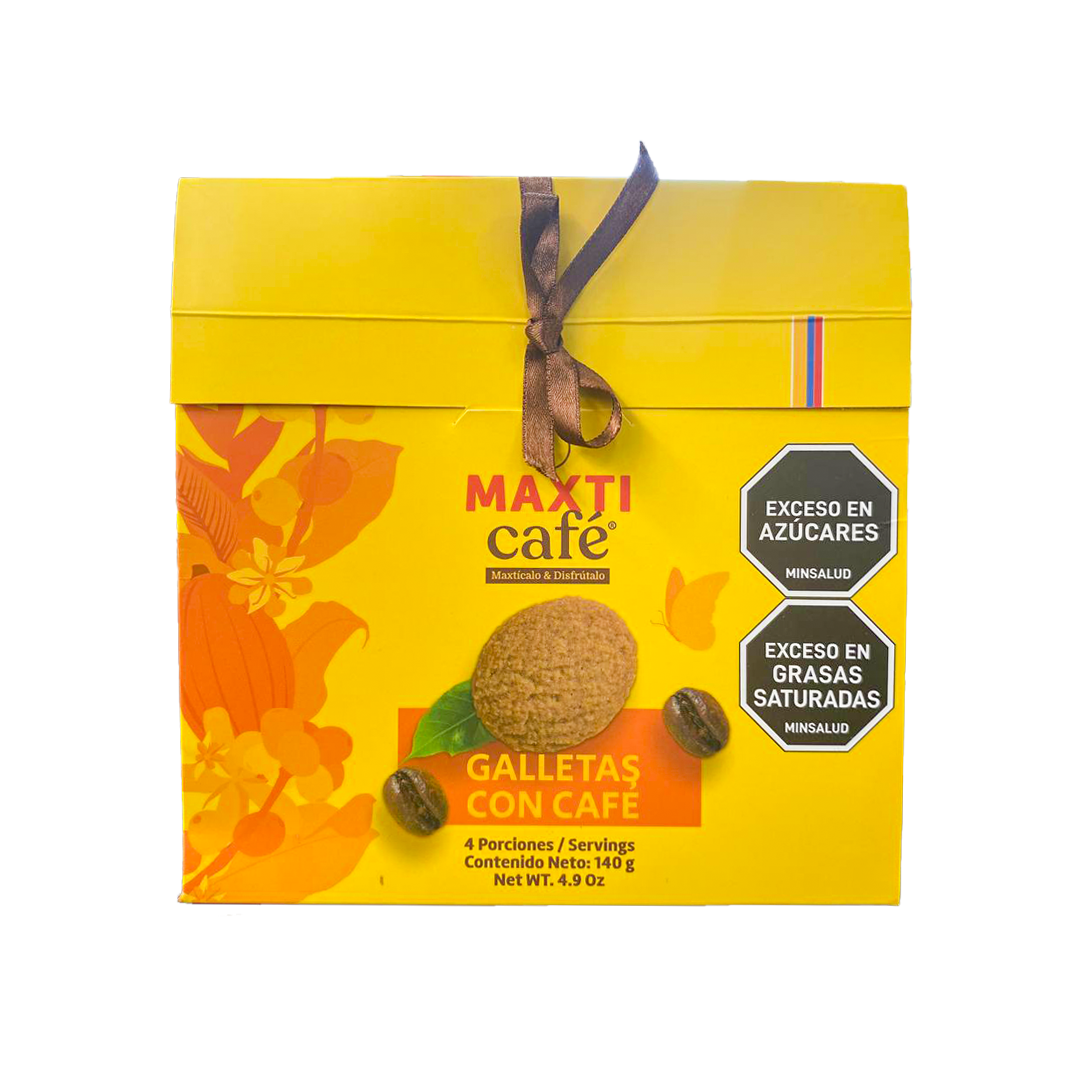 Galletas Con Café 140 gramos x 3 cajas