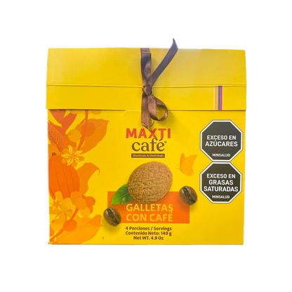 Galletas Con Café 140 gramos x 3 cajas